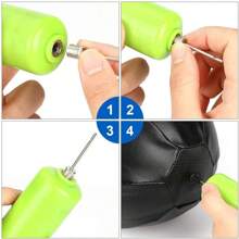 Leather Hanging Speed Bag With Air Pump And Metal Hook For Boxing, Muay Thai, Fitness, And Combat Sports Training Set - Multicolor - View 5