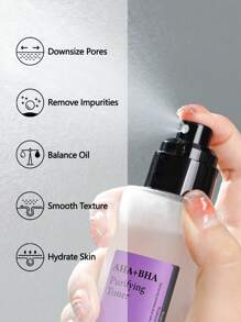 Nattshare AHA BHA 面部喷雾乙醇酸水杨酸喷雾爽肤水 100ml，面部爽肤水 7 针对痤疮毛孔暗斑非深层去角质姜黄玫瑰水生姜芦荟保湿玫瑰绿茶树大米净化人参牛奶维生素 C 婴儿爽身粉清爽甘油心叶蜗牛樱花烟酰胺亮白透明质酸 PHA 西瓜韩国垫化妆定妆礼品美容护肤 - 100ml - 查看 5