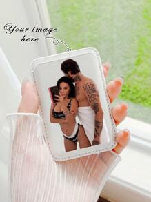 Individuell gestalteter magnetischer Kartenhalter, Foto-Smart-Hintergrundentfernung Magnetkartenhalter, Galaxy, Magsafe Magnetkartenhalter, personalisiertes DIY-Geschenk, einzigartig und exklusiv