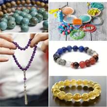 50/200 Pcs 8mm Assorted Vibrant Natural Gemstone Beads - Round Loose Spacer Beads, Suitable For Creative DIY Jewelry Making, Great For Unique Bracelets, Necklaces, Earrings And Accessories - High Quality Jewelry Supplies For Beginners And Professionals