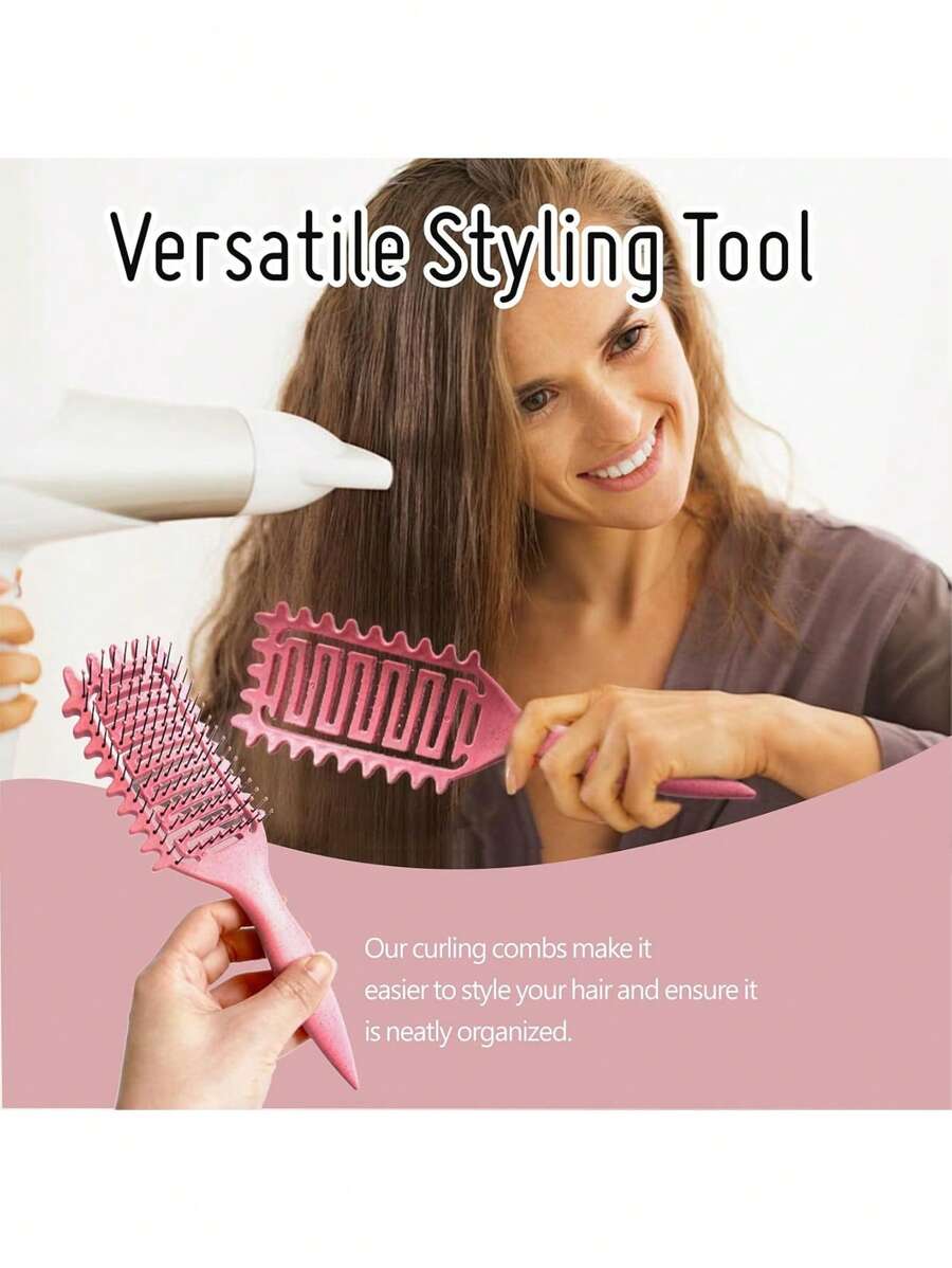 New Upgrade Curl Defining Brush, Curly Hair Brush With Bristle And Special Design, Curl Define