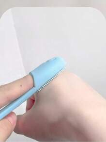 10pcs Gentle Silicone Nose Brush Massage Scrubber With Portable Exfoliating And Pore Cleansing Beauty Tool, For Smooth And Delicate Skin - Fragrance-Free And Easy To Clean