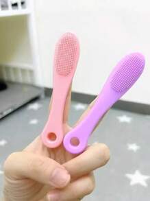 10pcs Gentle Silicone Nose Brush Massage Scrubber With Portable Exfoliating And Pore Cleansing Beauty Tool, For Smooth And Delicate Skin - Fragrance-Free And Easy To Clean