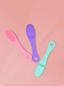 10pcs Gentle Silicone Nose Brush Massage Scrubber With Portable Exfoliating And Pore Cleansing Beauty Tool, For Smooth And Delicate Skin - Fragrance-Free And Easy To Clean