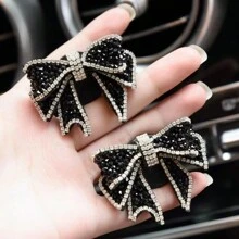 1pc/2pcs Decorative Clip With Bow For Women, Creative Accessory In Fashion, Interior Decoration, - Multicolor - View 5