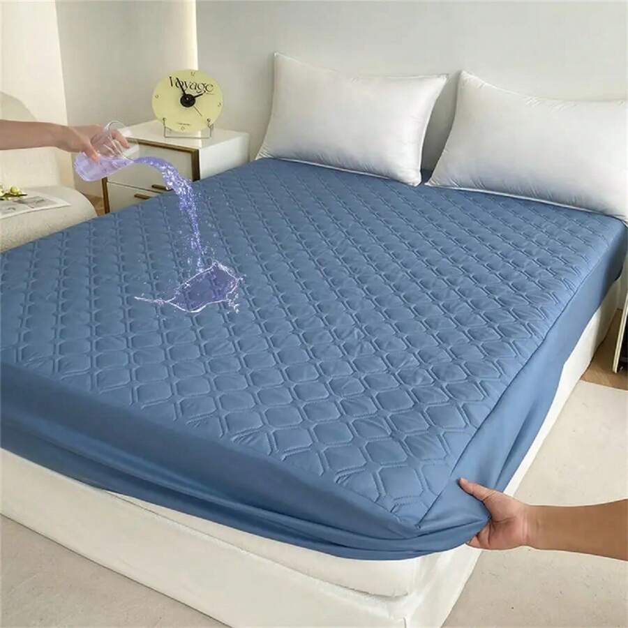 Capa Protetora Colchão de Cama Casal Impermeável Box Protetor ...