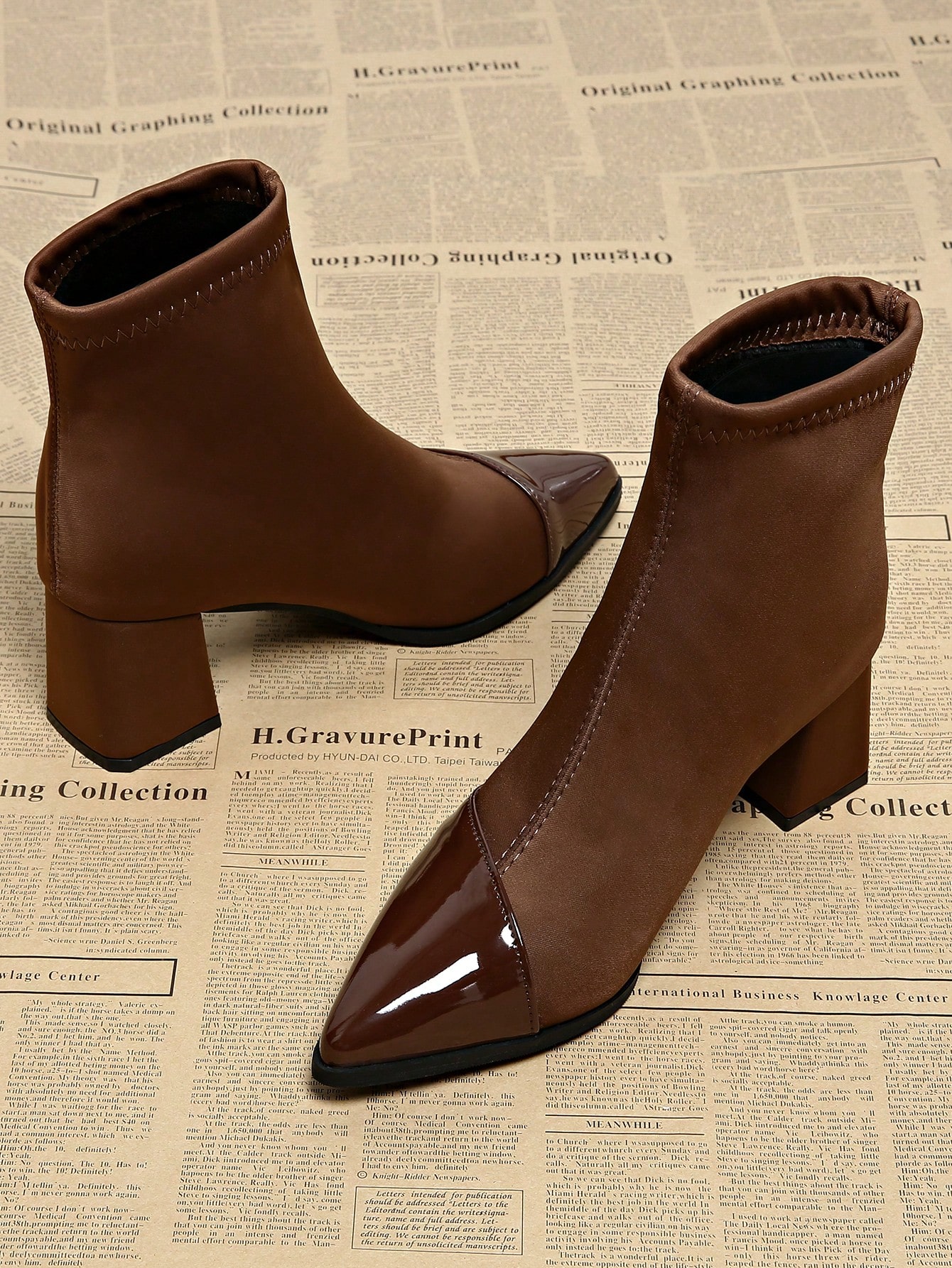 بوت كاحل نسائية رفيعة لموسم الخريف/الشتاء 2025 وال...