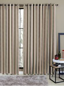 Rustic Striped Curtain 3.00m X 2.70m For Living Room And Bedroom Various Colors - 查看 2