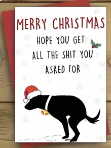 1 张有意义的生日贺卡、有趣的姐姐生日贺卡、送给最好的朋友、姐姐的礼物、生日祝福卡、圣诞节 - 彩色 - 查看 1