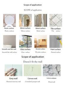 全新创意 3D 月亮和星星墙壁装饰挂饰，适合卧室、餐厅 - 彩色 - 查看 3