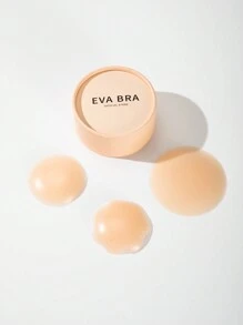 6 硅胶胸垫，防滑点隐形胸垫，适用于婚礼无肩带晚礼服，可清洗和重复使用 - 杏色 - 查看 9