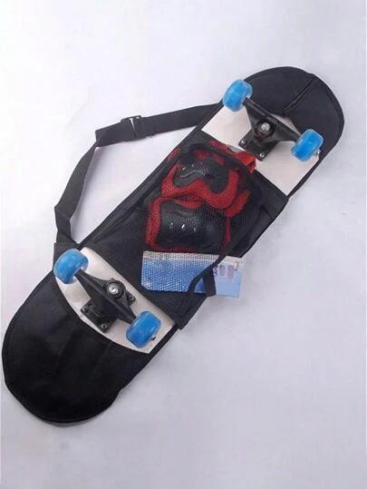 带肩带的滑板手提包，雪纺面料，普通防水滑板收纳袋，多尺寸滑板和滑板车手提包