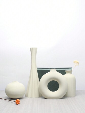 优雅花瓶套装，高度可达 25 厘米，适用于客厅、餐厅花卉/干花花瓶装饰、办公桌花瓶、门厅花瓶