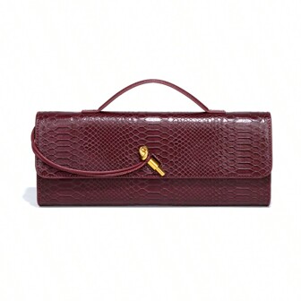 流行石纹手拿包风琴钱包，轻巧奢华小方包，单肩包和斜挎包，女士优雅包