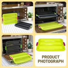 1pc Cake Silicone Mold, A Non-Stick Baking Tool That Can Be Used To Make Pizza, Baguette, Toast, Bread, Etc. Can Be Used In The Oven, Kitchen Gadgets, Kitchen Accessories Furniture Kitchen Tools.