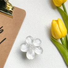 1 pieza Soporte de teléfono plegable con forma de flor, soporte adhesivo y expandible universal para smartphone, anillo para el dedo antideslizante, compatible con iPhone y Android, regalo para cumpleaños, familia y amigos