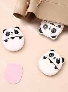 1片装一次性洗手纸，便携式，适合户外旅行、露营、烧烤聚会，卡通熊猫图案，盒装洗手纸，学生和家长适用。 - 彩色 - 查看 3