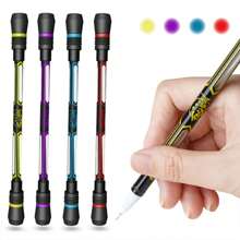 1-8pcs Color Random Without Refill Spinning Pen Adult Creative Stress Relief Toys Party Funny Games Hand Spinner Toys - Multicolor - View 6