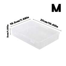 1 件大号桌面防尘文件收纳盒、文件整理器、家庭办公用品、防水证书和文件收纳盒