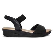 Usaflex Women's Casual Platform Sandal MM0701 - 黑色 - 查看 1