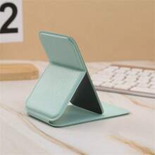 1 Pieza Espejo de Maquillaje Compacto y Portátil, Espejo de Escritorio Minimalista Plegable de PU, Espejo de Bolsillo Lindo para Estudiantes, Decoración del Hogar y Baño, Decoración de Otoño, Organizador de Maquillaje, Accesorios de Baño, Regreso a Clases