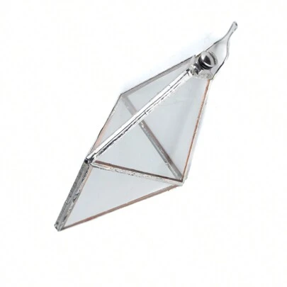 Prisma Dagua Feng Shui Gota 16,00 cm Vidro e Metal