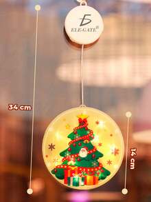Ele-Gate Christmas Hanging Lights – Festive Light Decoration For Your Spaces - Dark Green - View 3