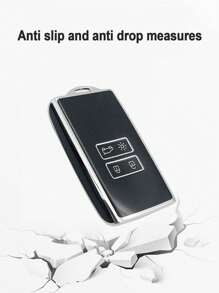 Funda para llavero con colgante con el logo del coche, estuche protector de lujo para llave de coche para Renault Koleos Kadjar, accesorios para coches Renault - Unitalla - Ver 6