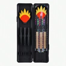 WIN.MAX 16g Soft Tip Darts Gift Set, Competition & Training Darts, Home Set, Suitable For Electronic & Plastic Dart Boards - Yellow - View 3