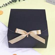 10 piezas/5 piezas Caja de regalo blanca con tapa, decoración de regalo para fiesta, caja de regalo blanca de 8 pulgadas * 8 pulgadas * 4 pulgadas con cinta, caja de propuesta para dama de honor, caja de regalo para decoración de boda, regalo para el Día de la Madre, embalaje, cumpleaños, caja para cupcakes, manualidades, almacenamiento de belleza