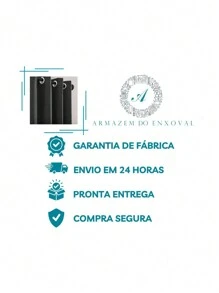 Rustic Linen Curtain One Sheet 1.50x1.60m - Textured And Elegant Fabric - 黑色 - 查看 7