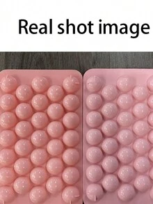 1pc PP Ice Mould, Creative Pink Ice Cube Making Machine Tray For Kitchen