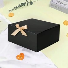 10 piezas/5 piezas Caja de regalo blanca con tapa, decoración de regalo para fiesta, caja de regalo blanca de 8 pulgadas * 8 pulgadas * 4 pulgadas con cinta, caja de propuesta para dama de honor, caja de regalo para decoración de boda, regalo para el Día de la Madre, embalaje, cumpleaños, caja para cupcakes, manualidades, almacenamiento de belleza