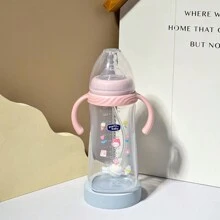 1 Pc Spill-Proof Gravity Ball Grip Nursing Bottle, Durable Anti-Choke Straw Newborn Baby Water Cup, 8/11.5 OZ - Multicolor - View 11