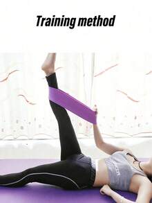 1 szt. Elastyczna taśma oporowa do głębokich przysiadów, taśma do ćwiczeń aktywujących pośladki, unisex