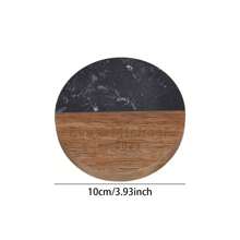 1pc, Marble Coasters, Beautiful Gifts For Bridal Parties, High-End Table Decorations, Custom Bridesmaid Coasters, Custom Bridesmaid Gifts, Exquisite Gift Coasters, Special Gifts For Valentine's Day And Unique Wedding Souvenirs