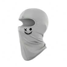 1pc Kids Cartoon Print Pullover Cap, Outdoor Sun Protection Face Mask, Breathable Dust-Proof Headwear, Sports Headband For Older Children
