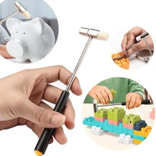 1pc/3pcs Dual-Head Mini Hammer - Soft & Hard Metal Hammer - Plastic & Metal Head Combination - Suitable For Watch Repair, Toy Assembly & Daily Use - Multicolor - View 9
