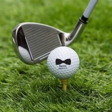 Customized Golf Balls With Wording, Double-Layer Golf Ball, Personalized Golf Gifts, Customizable Golf Supplies - White - View 7