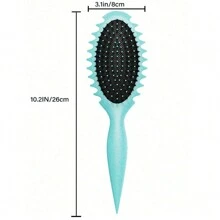 2025 新款卷发定型刷，通风卷发刷卷发定型梳，通风发刷，适用于女性和男性的卷发梳理、塑造和定型，减少拉扯 - 彩色 - 查看 9