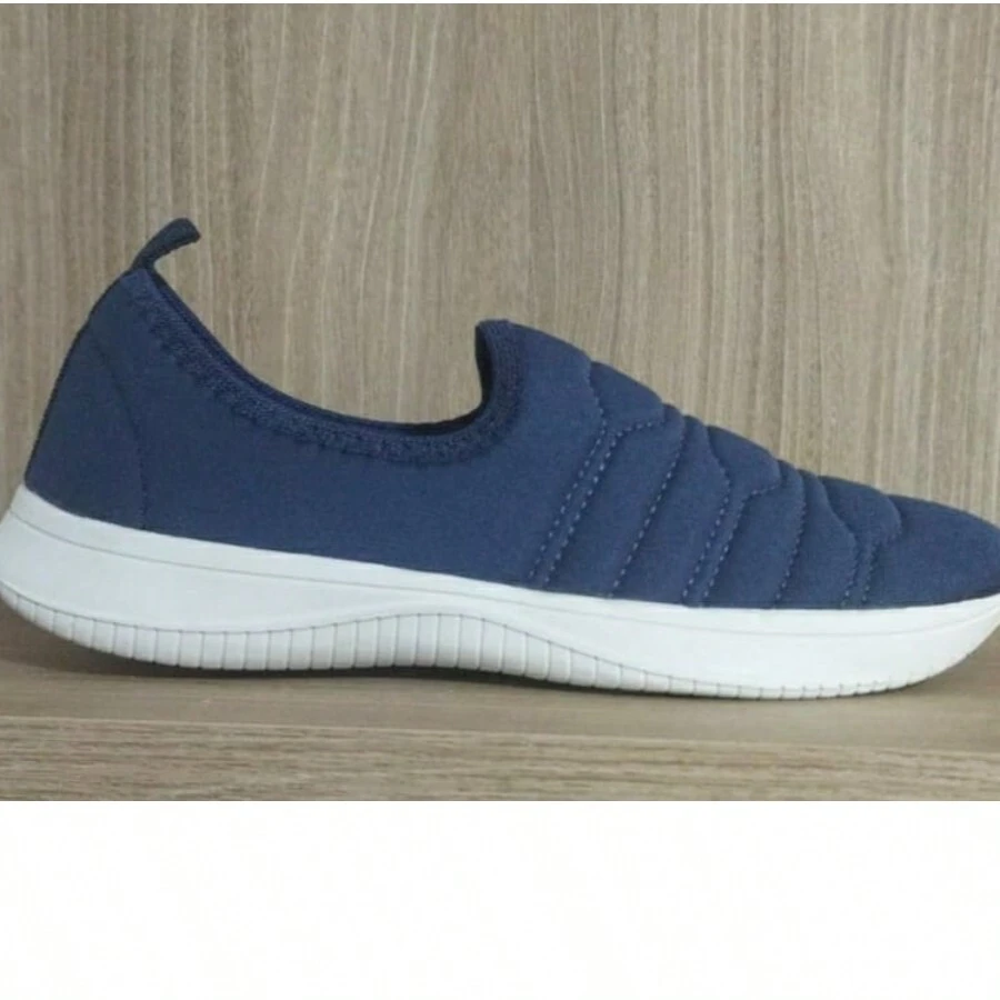Women Wedge Sneakers - Azul Marino - Ver 1