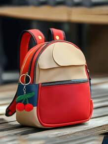 30 Stück/15 Stück Kirsche Schlüsselanhänger mit Danke Karten als Party Favors Set, enthält 5 handgemachte Kirsche Schlüsselanhänger aus Wollfilz, 5 braune Dankeschön-Anhänger und 5 weiße Zugbeutel, geeignet für Geburtstag, Hochzeit, Neujahr, Muttertag, Taufe und Obst-Themen Party, kleine Partygeschenke