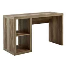 Cube Storage Office Desk, Espresso