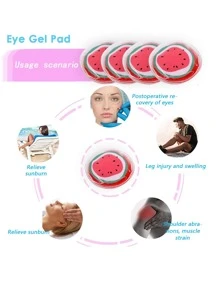 2/4pcs/Pair Gel Eye Mask, For Dark Circles And Puffy Eyes, Reusable Cute Cooling Ice Eye Pad, Under Eye Patches, Hot And Cold Eye Care Pack, Pain Relief Eye Mask And Relaxation, Used For Eye Strain, Smooth Fine Lines And Eye Recovery Surgery, A Must-Have For Travel