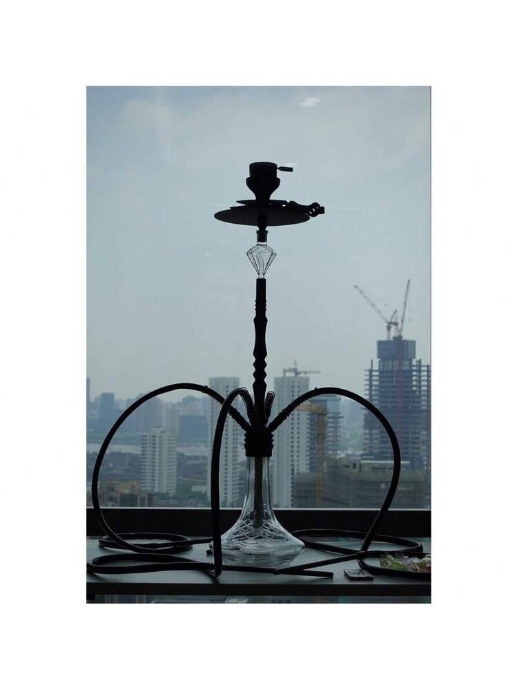 38'' Premium 4 Hose Hookah Complete Set With Everything, Luxury