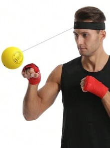 Juego de pelota de boxeo con 3 niveles de dificultad 2024 - Pelota de velocidad de boxeo con diadema, equipo de fitness para entrenar velocidad de reacción, precisión, MMA, enfoque, velocidad de golpeo, habilidades de combate y coordinación mano-ojo - Multicolor - Ver 9