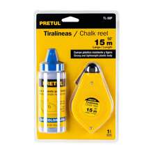 Tiralineas plastico 15 m (50 ft) con gis pretul 28574 - A - Ver 4