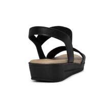 Usaflex Women's Casual Platform Sandal MM0701 - 黑色 - 查看 7