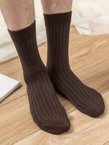 5 Pairs Upgraded Thickened Striped Mid-Calf Socks, Suitable For Warmth, Casual, Home, Outdoor Sports, Continuous Warmth For Men And Women, Soft, Breathable, Odor-Resistant, Anti-Bacterial Mid-Calf Socks For Daily Life