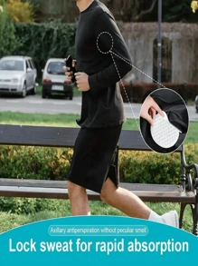 10/20/50 件腋下吸汗垫，一次性腋下吸汗垫，有效、透气、隐形、舒适无味、使用方便，适合炎热夏季男女使用，适合旅行、运动、户外、夏季、贴纸的身体护理